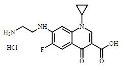Ciprofloxacin EP Impurity C HCl