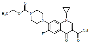 N-Ethoxycarbonyl Ciprofloxacin